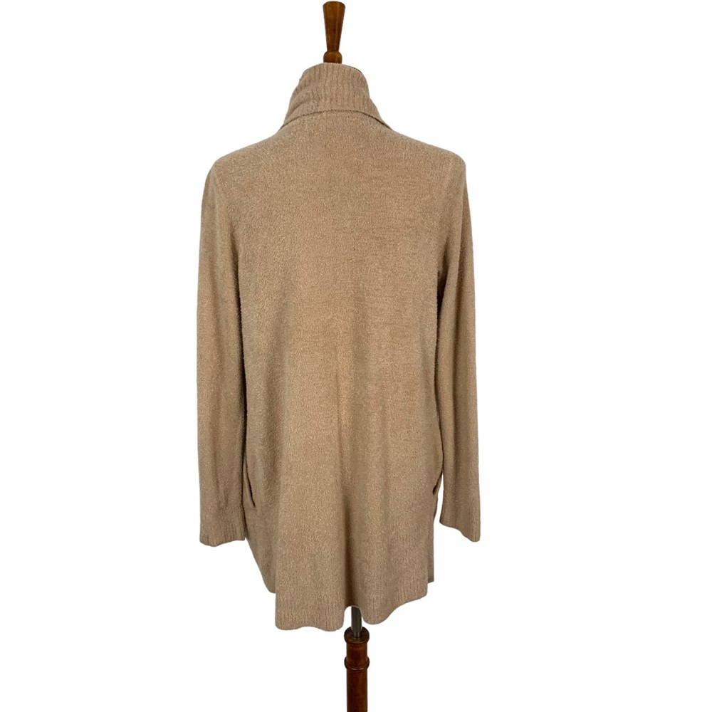 Barefoot Dreams Open Front Cardigan Sweater in Camel - Picture 4 of 6